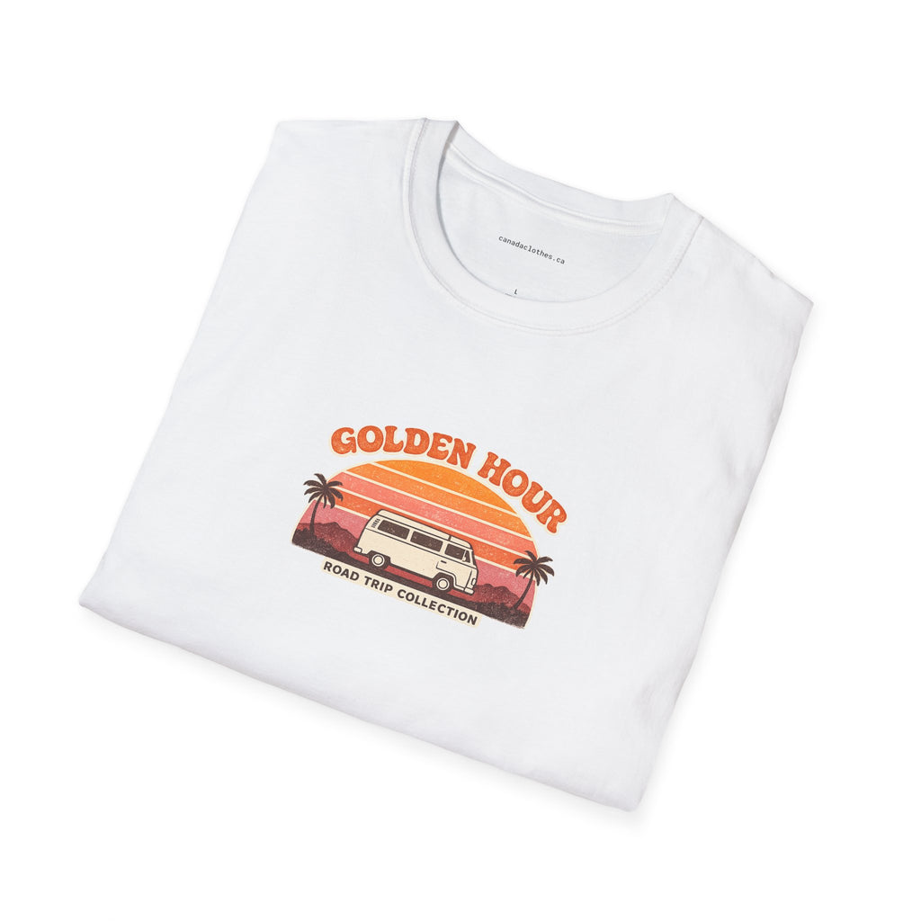 Golden Hour Bus - Vintage Graphic T-Shirt - {{variant_option}} - T-Shirt - canadaclothes.ca