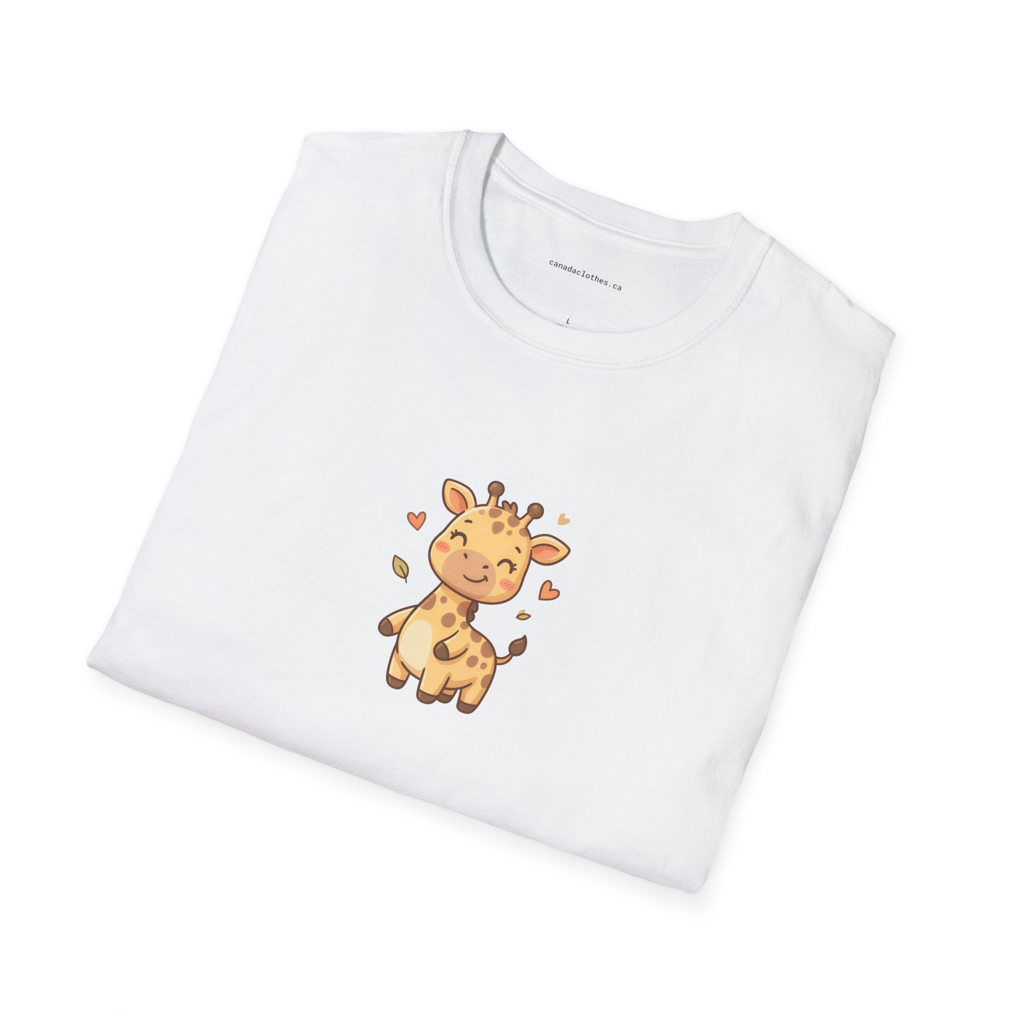 Cute Giraffe - Vintage Graphic T-Shirt - {{variant_option}} - T-Shirt - canadaclothes.ca