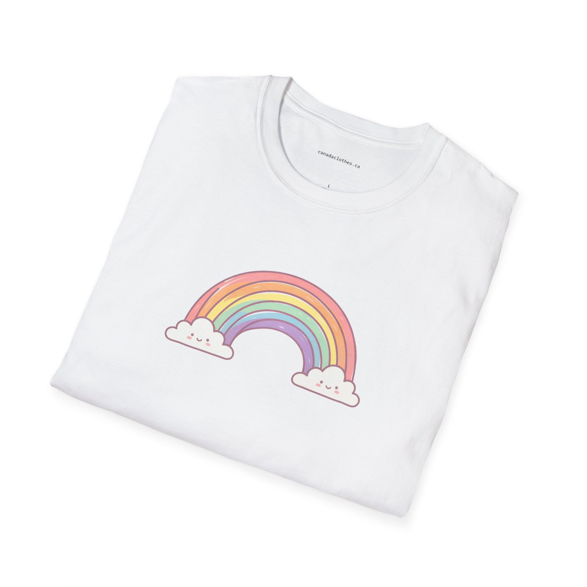 Cute Rainbow - Vintage Graphic T-Shirt - {{variant_option}} - T-Shirt - canadaclothes.ca